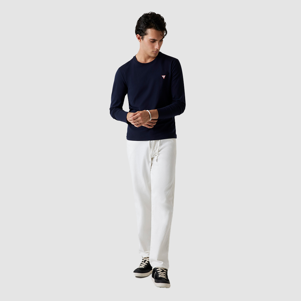 Guess - CN LS Core Men's Tee - Image 4