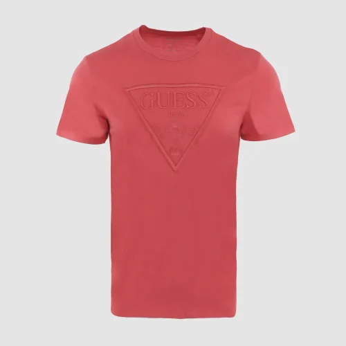Guess - Mens Short Sleeve Embroidery Logo Tee
