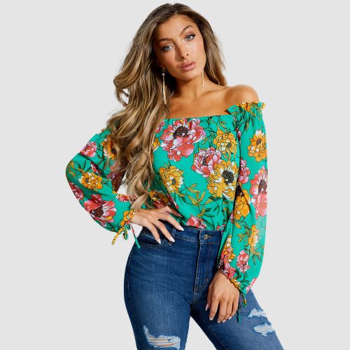 Guess - Ladies Off the Shoulder Andi Top