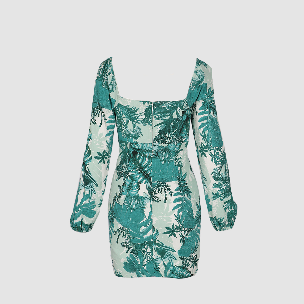 Guess - Ladies Long Sleeve Junglescape Dress - Image 2