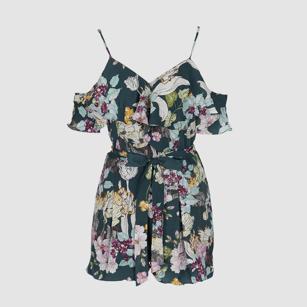 Guess - Ladies Paige Ruffle Romper