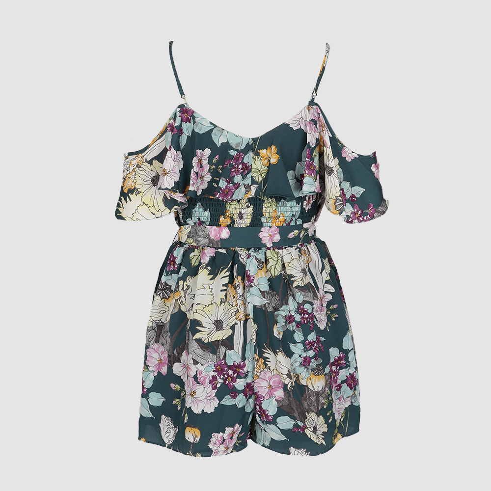 Guess - Ladies Paige Ruffle Romper - Image 2