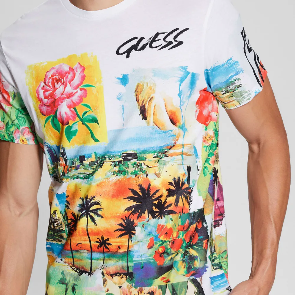 ECO Watercolor Graphic Knit Tee - Image 2
