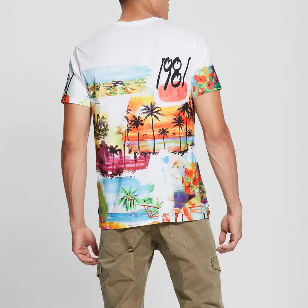 ECO Watercolor Graphic Knit Tee - Image 3