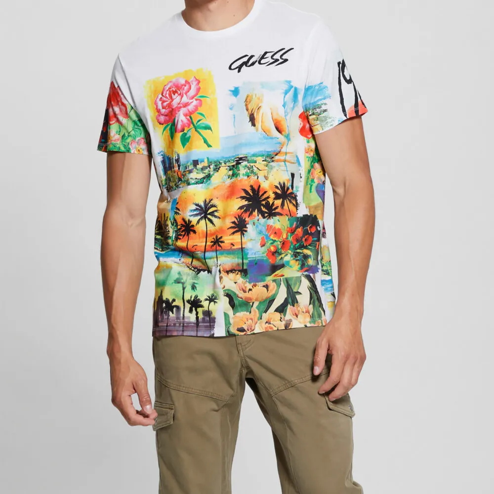 ECO Watercolor Graphic Knit Tee